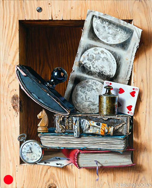 Bruno Logan - Trompe-l'oeil Painting